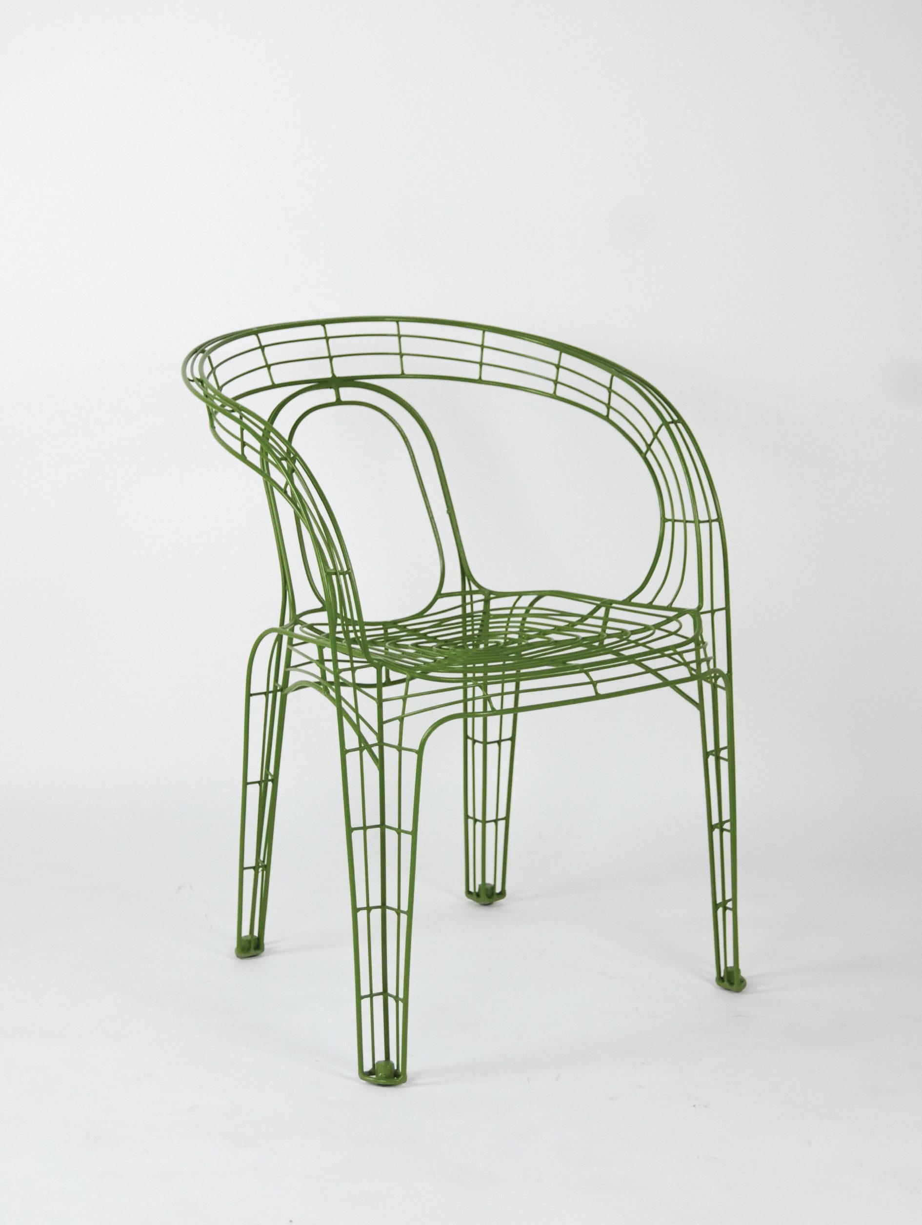 Pamela Wire Chair - Army Green-01