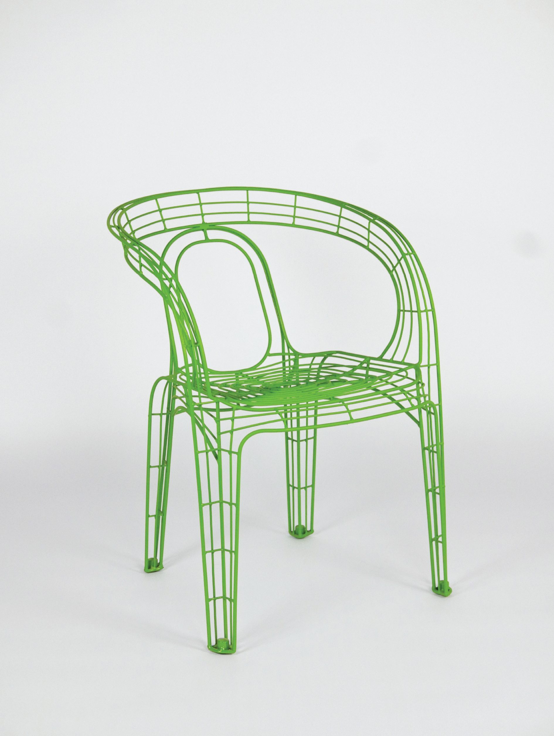 Pamela Wire Chair - Avocado Green-01