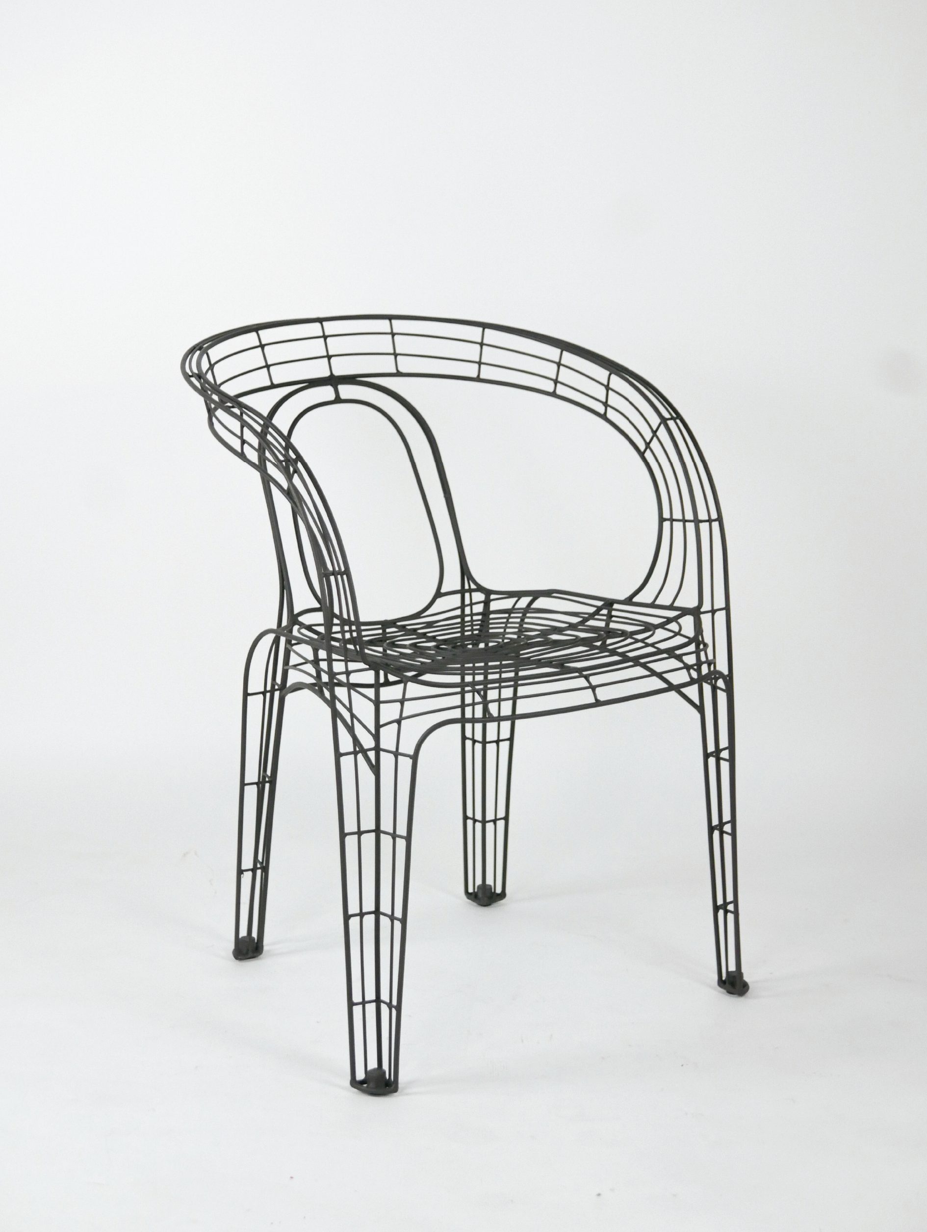 Pamela Wire Chair - Coffee-01