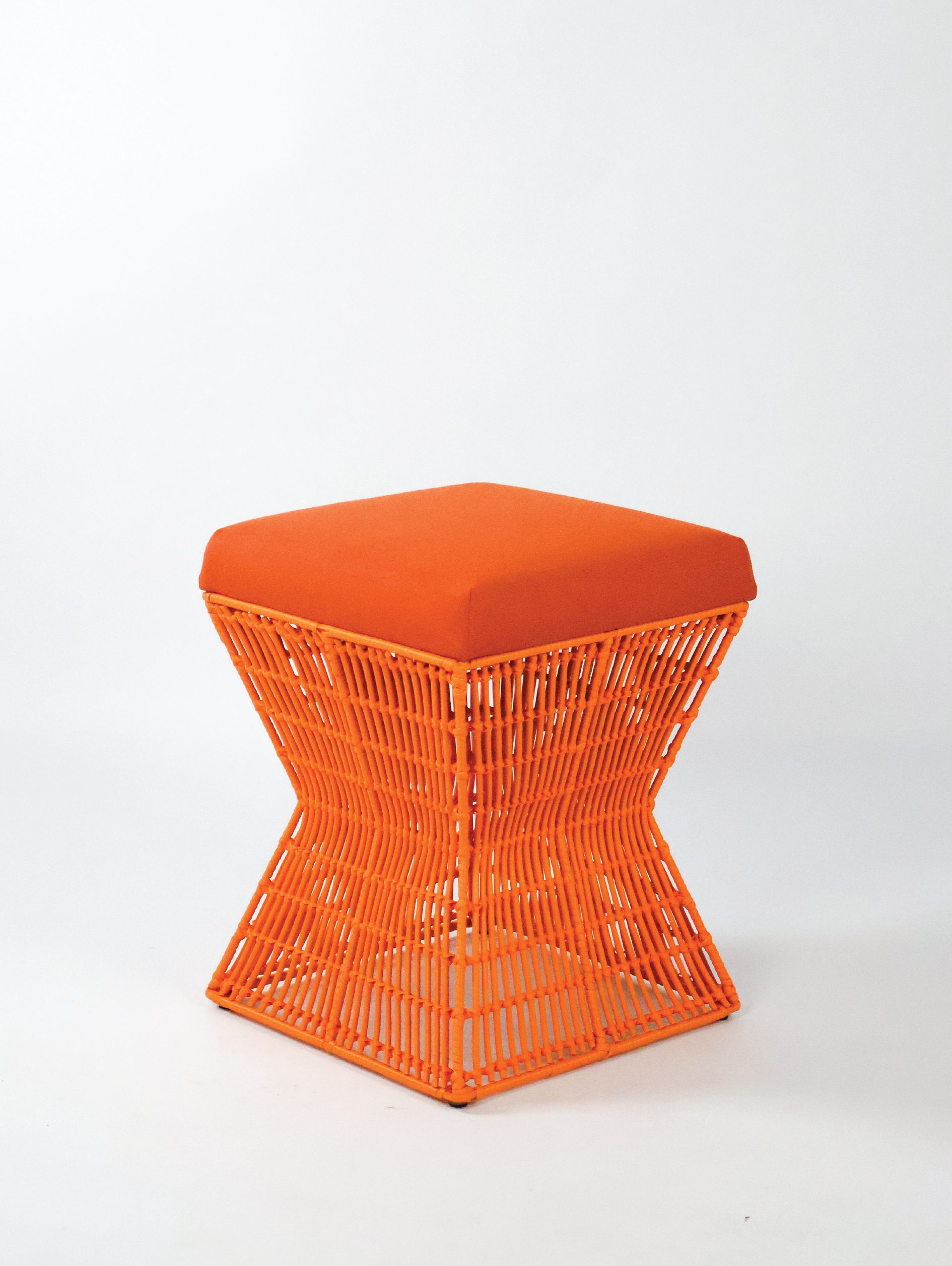 Alora Stool - Saffron Orange-01