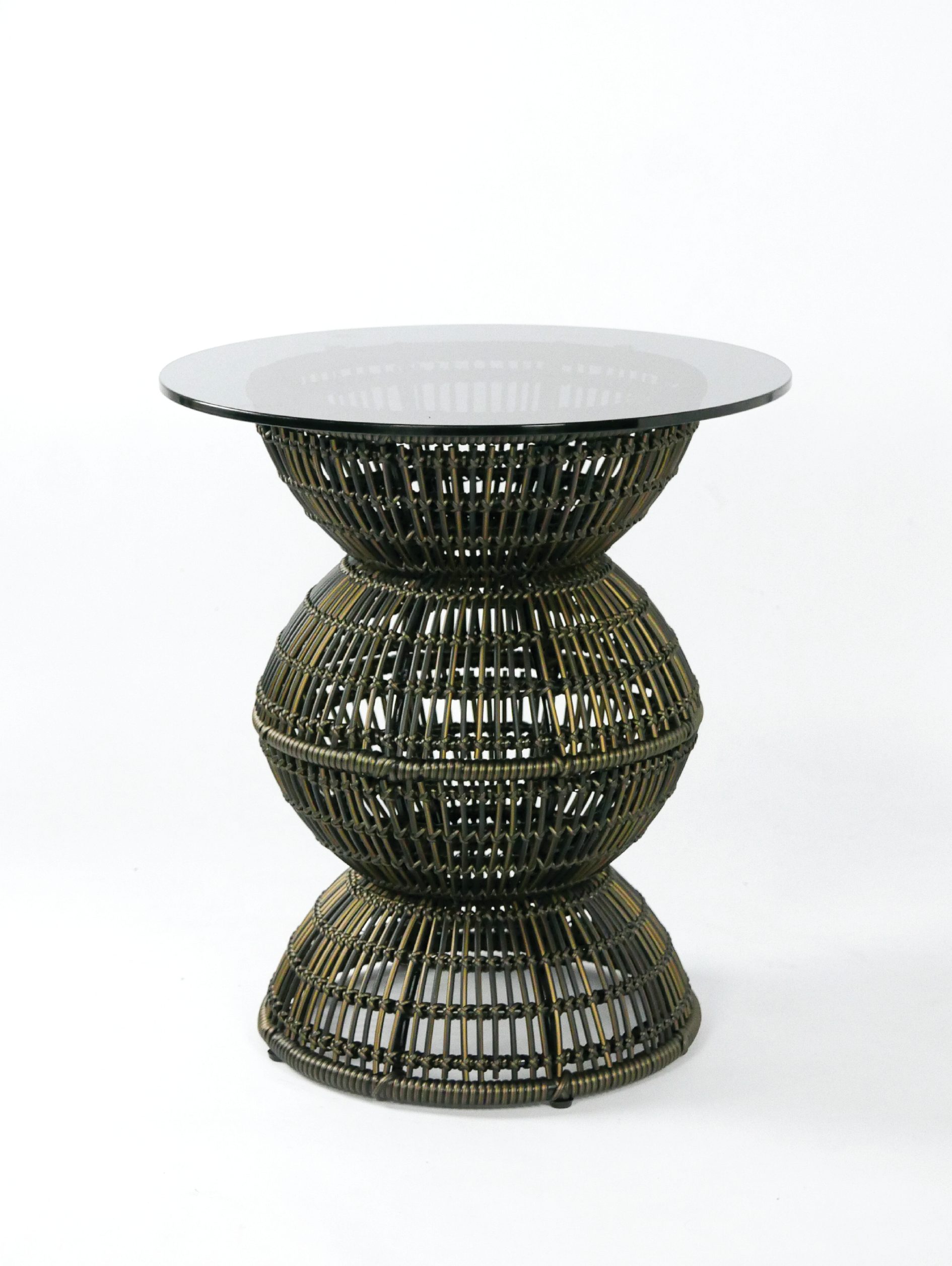 Elsa Side Table - Black Casia, Earled Ivory-01