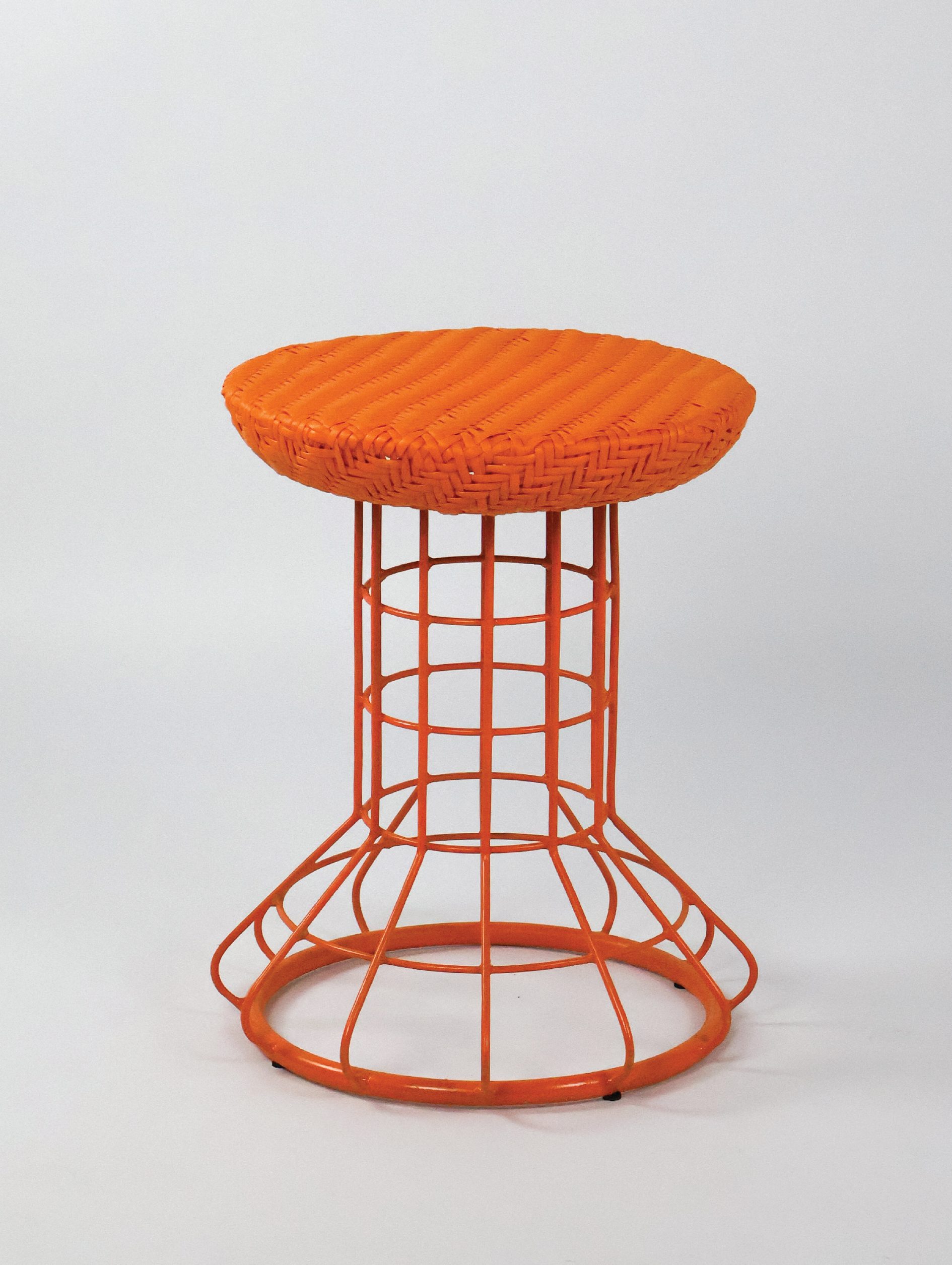 Onyx Stool - Saffron Orange-01