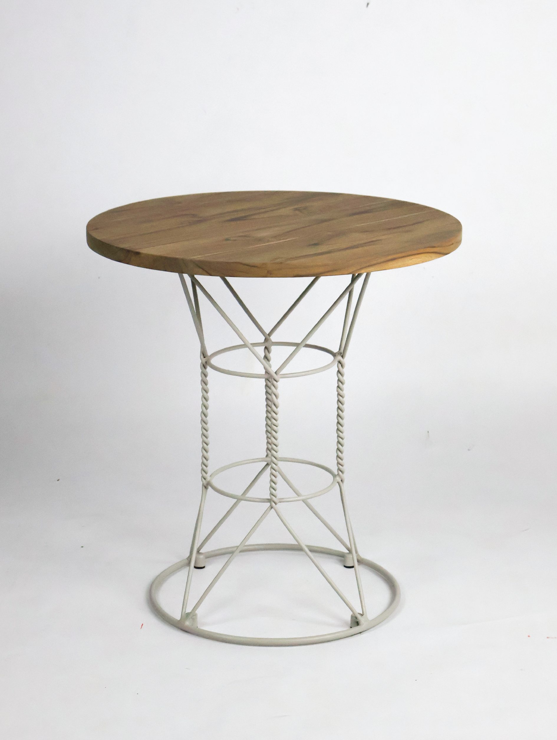 Ritorto Side Table - Ivory Ash Gray-01